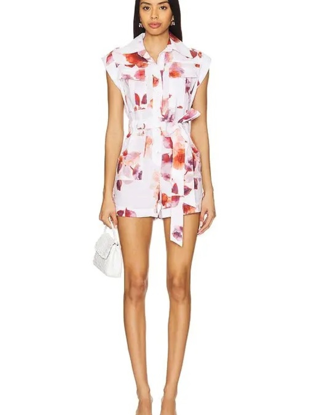 Karina Grimaldi Cheyenne floral print romper